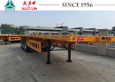 40 FT Flatbed Trailer With Spring Suspension For Container Transport