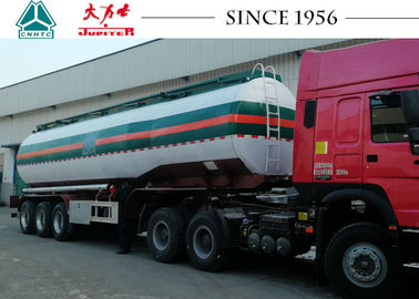 Durable Fuel Tanker Trailer 40000 Liters Capacity High Tensile Q345B Steel Material