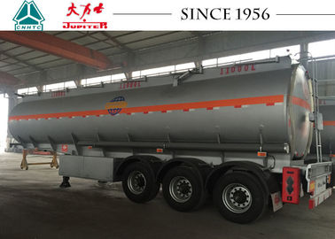 3 Axles 33000 Liters Fuel Tanker Trailer High Durability With BPW Axles