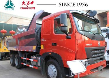 A7 10 Wheeler 6X4 HOWO Dump Truck For Mine Site With Euro 4 Engine