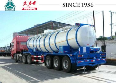19 CBM Sulfuric Chemical Tanker Truck 35T Payload With Germany Axles
