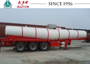 Sulphuric Chemical Tanker Trailer , 21000 Liters Stainless Steel Chemical Tankers