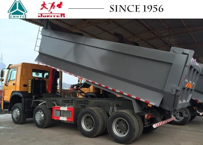 8145*2496*3386mm HOWO 371 Truck 30 Tons Payload For Transporting Loose ...