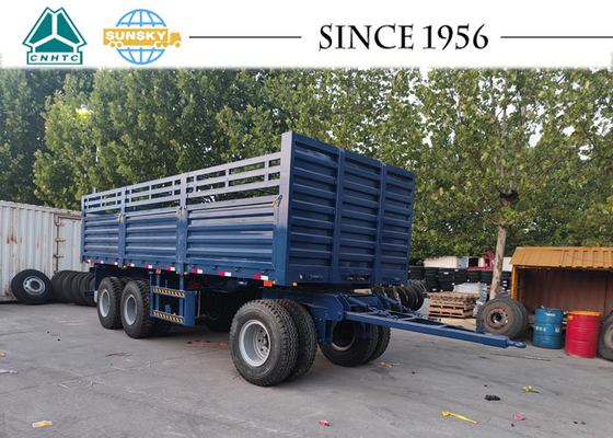 SUNSKY 3 Axle Drawbar Trailer Full Trailer Exported To Djibouti