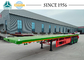 Triple Axle Flatbed Trailer Flatbed Towing Semi Trailer 1X20FT 1X40FT 2X20FT