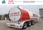 42000L 3 Axle Aluminium Alloy Oil Tanker Tank Semi Trailer With Air Suspension