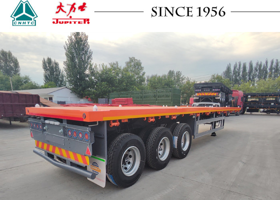 3 - Axle Flatbed Trailer 40 Foot Flatbed Trailer 40ft Container Flat Bed Trailer