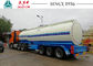 40000 Liters Petroleum Tanker Trailer Top Loading For Diesel Transport