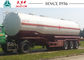 Carbon Steel Fuel Truck Trailer 40000 Liters Capacity With BPW Axles