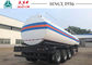 39000 Liters Fuel Tanker Trailer High Safety Factor For Carrying Fuel / Diesel
