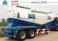 30 CBM Bulk Cement Tanker Trailer High Durability For Cement Factory