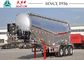 Lightweight Cement Tanker Truck , Aluminum Tanker Trailer With Engine