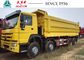 12 Wheeler Sinotruk HOWO Dump Truck 420HP Front Lifting