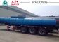 Light Weight Stainless Steel Tanker Trailers 18-22 CBM For Transporting Chemical