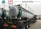 V Shaped Acid Tanker Trailer Large Safety Factor For Cross Border Transport