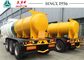 35 Tons Chemical Tank Trailer , Long Distance Acid Tanker Trailer With 3 Axles