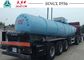 40 Tons Sulfuric Acid Tanker Truck , Chemical Road Tankers With Airbag Suspension