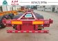 40 Foot Container Trailer , Tri Axle Skeletal Trailer For Cold Chain Transport