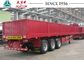 3 Axles 40 FT Flatbed Trailer 30 Tons Payloads With Airbag Suspension