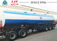 Safe Tri Axle Fuel Storage Trailer For Petroleum Pump , Tanker Truck Trailer
