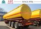 Safe Oil / Petroleum Diesel Tank Trailer With Pneumatic Control For Mine