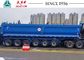 70 Tons U Shape 6 Axle Dump Tipper Truck Trailer For Carry Rock / Aggregate