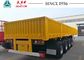 Custom Durable Flatbed Trailer Heavy Duty 4 Axle 500 Mm Side Wall Height