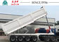 35 CBM U Shape Heavy Duty Tipper Trailer 4 Axle 50 Tons For Mining