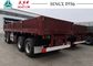 Bulk Cargo Transport 30FT Side Wall 4 Axle Drawbar Trailer
