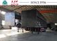 3 Axle High Side Wall 2500mm Fence Trailer For Gabon