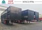 3 Axle High Side Wall 2500mm Fence Trailer For Gabon