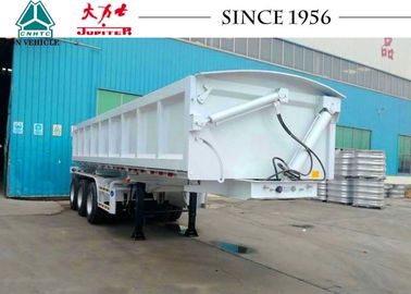 3 Axle HOWO Drop 30m³ Side Tipper Semi Trailer