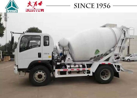 HOWO 4CBM 6 Wheeler Concrete Mixer Truck With Euro IV Engine