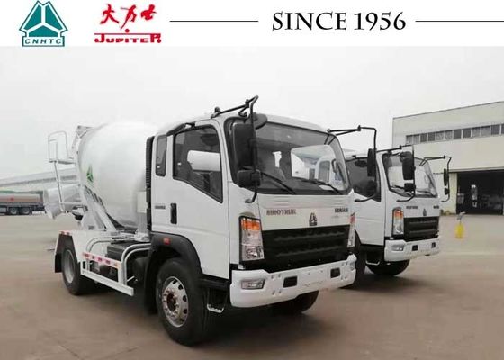 HOWO 4CBM 6 Wheeler Concrete Mixer Truck With Euro IV Engine