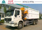 SINOTRUK HOWO 6x4 Dump Boom Truck 336HP With Crane