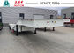 Spring Suspension 4 Line 8 Axle Carbon Steel Q345B Low Bed Trailer