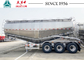3 Axle Aluminum Alloy Dry Bulk Cement Trailer 30CBM To 60CBM